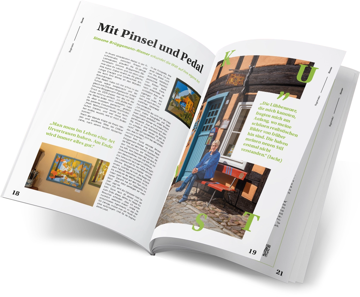 Mieterzeitung aufgeschlagen